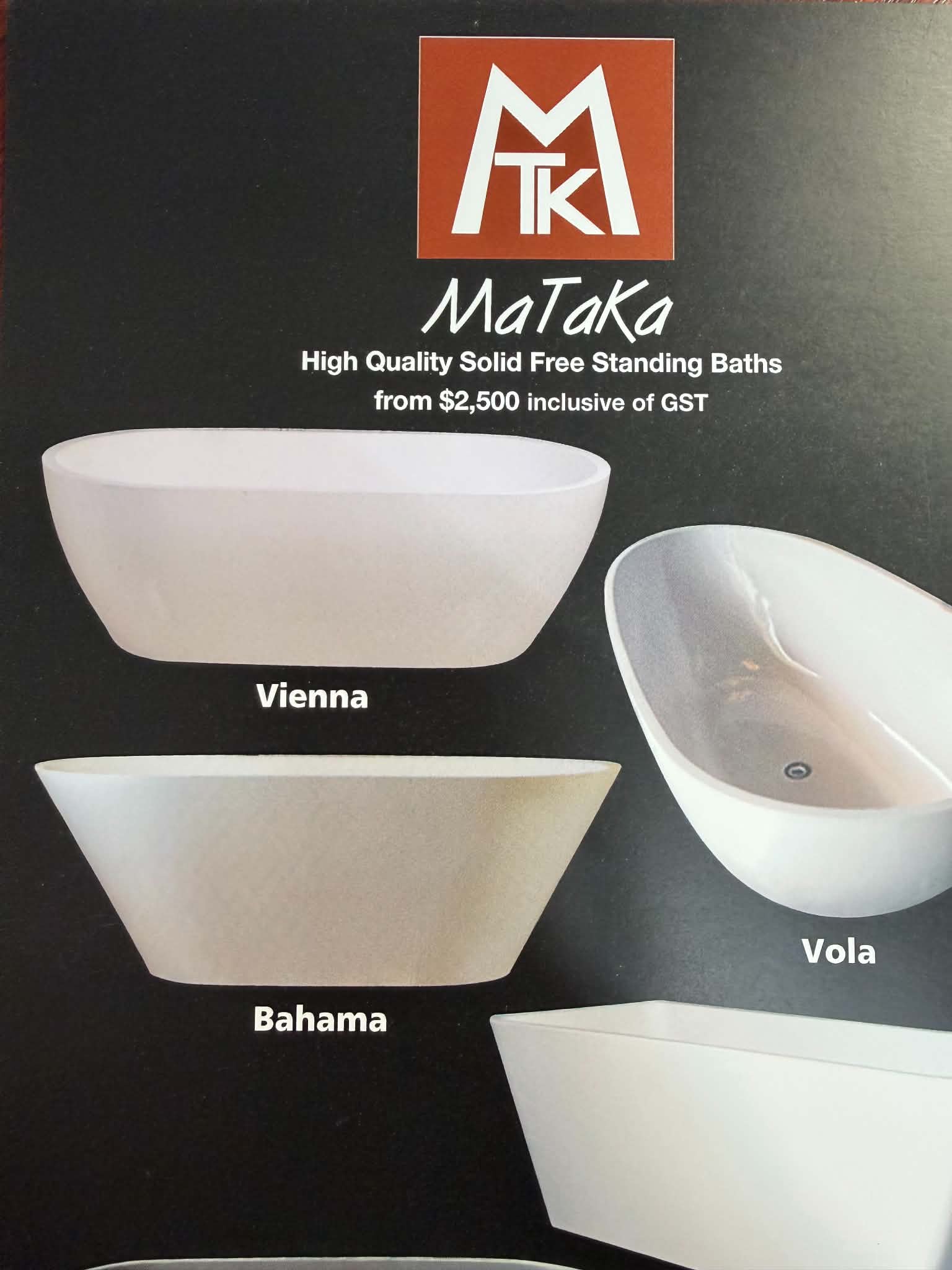 Premium Baths in Matte and Glossy Finishes From $2,500 down to $ 1,500 only
